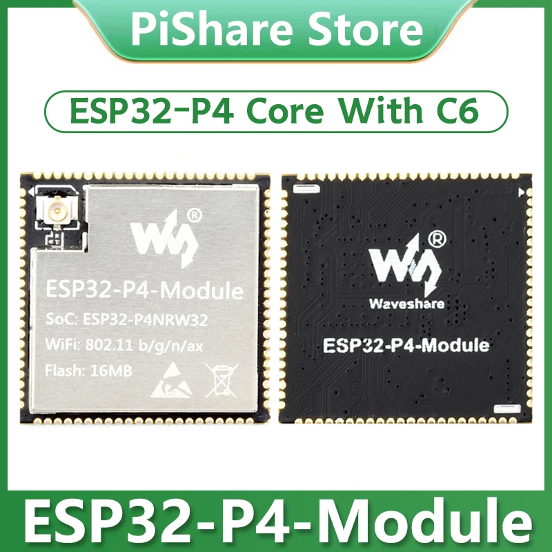 

ESP32-P4 Module Core Board PSRAM 32MB Flash 16MB N16R32 Onboard ESP32-C6
