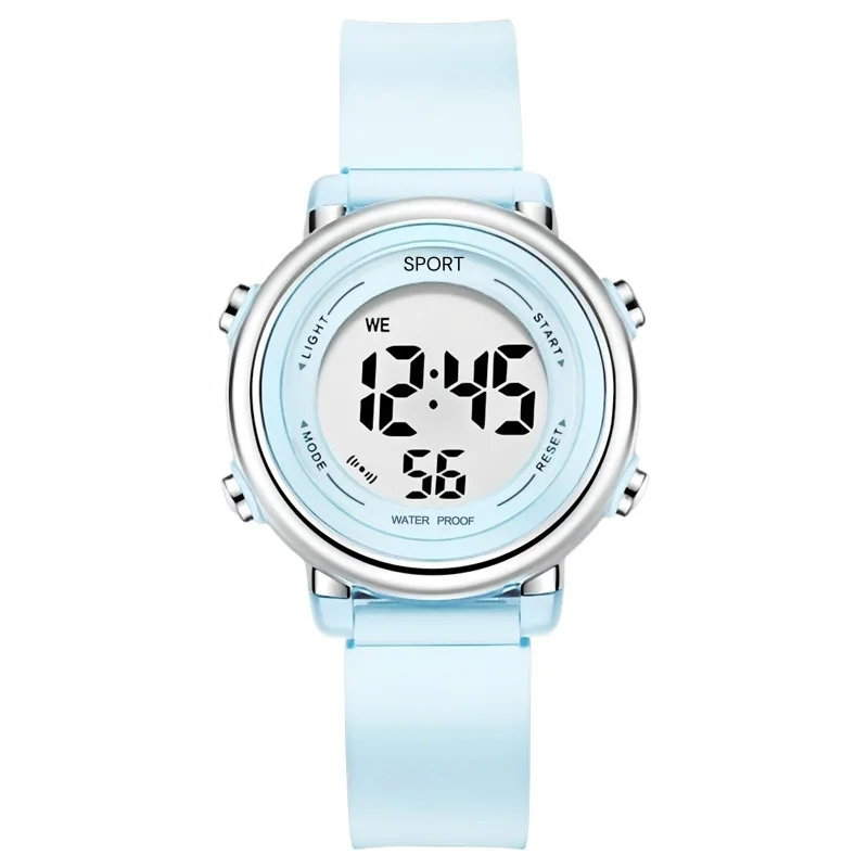 New Fashion Students Digital Watch Woman Girls Sports Electronic Watches Gifts Silicone Watch Children Cartoon Watches Hot Clock