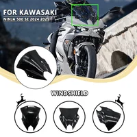 Para Kawasaki Ninja 500 SE 500SE 2024 2025 deflectores de viento de parabrisas de doble burbuja de alto rendimiento