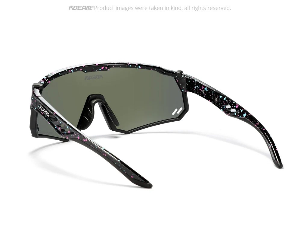 Kdeam High-End-Sports onnen brille polarisierte Herren-Fahrrad brille abnehmbarer Tr90-Rahmen und Nasen pads leicht auszu tauschen – Detail 25