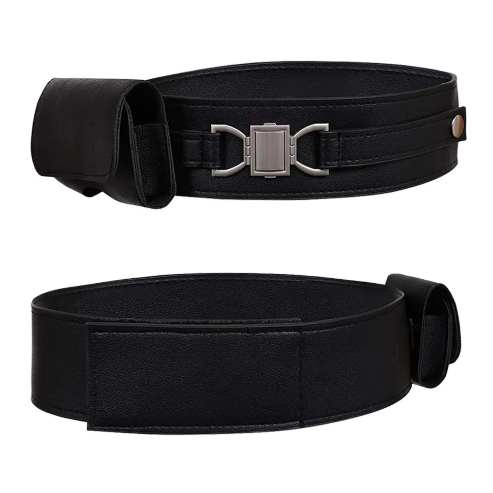 Knight Anakin Belt Boys Waistbelt Black Brown Movie Space Battle Obi Wan Cosplay Fantasy Costume Accessories 6 to 14 Years Props