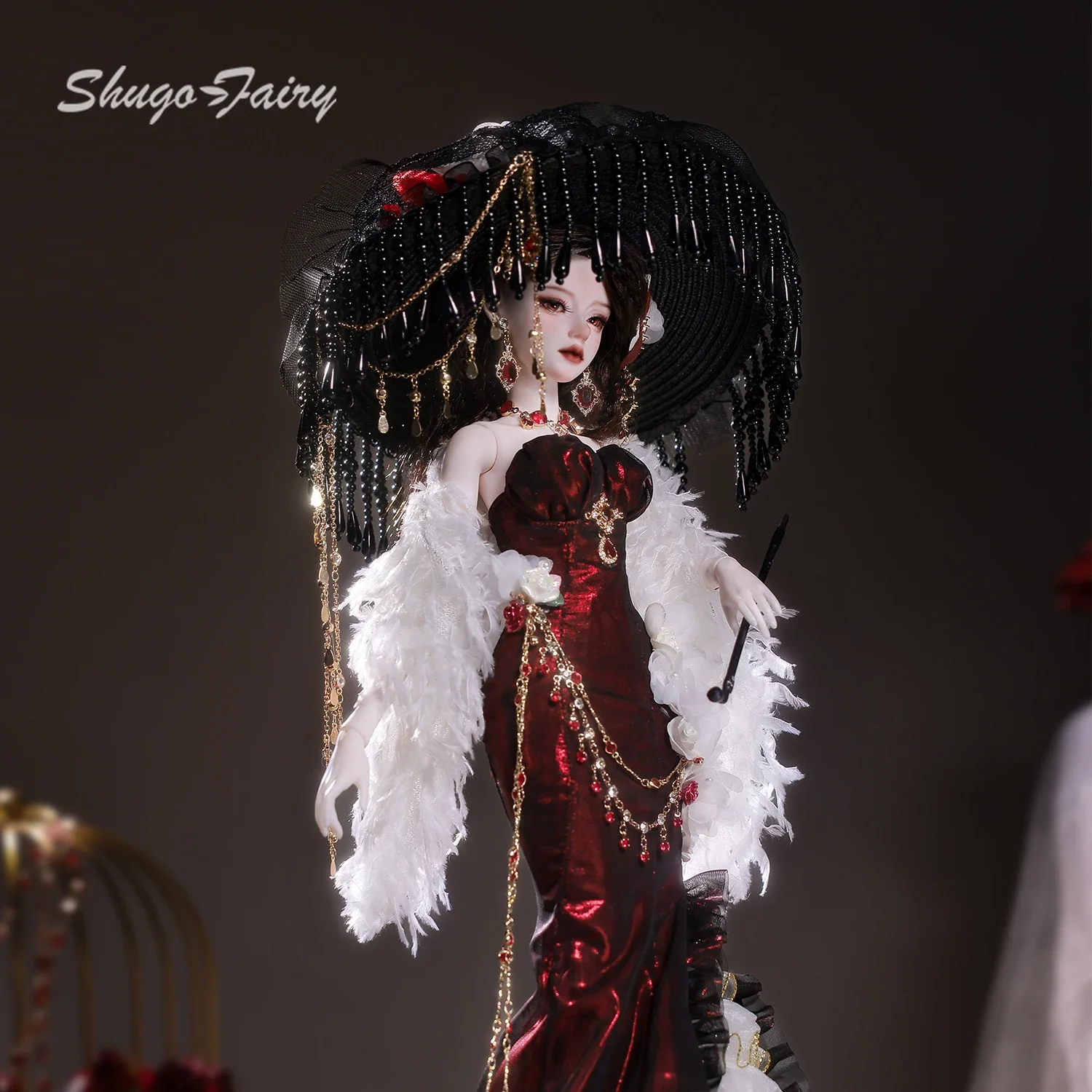 シュガフェアリー アヌビス G 1/4 BJD カウンテス ヨーロッパ ヴィンテージ コレクタブル アートドール 絶妙なフルセット レジンボディ