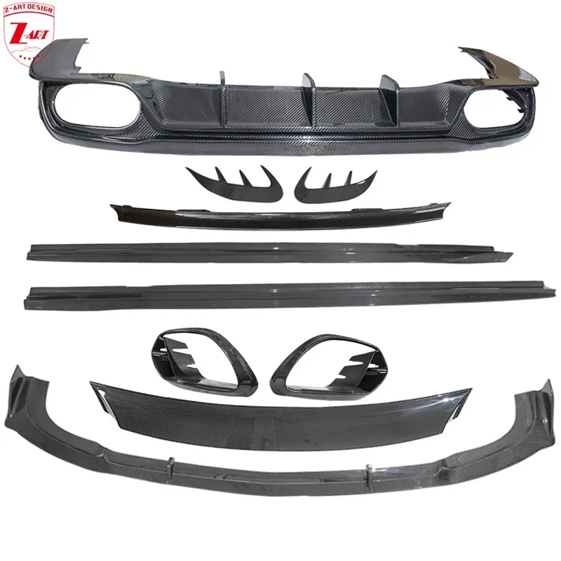 Z-ART AMG GT43 طقم هيكل من ألياف الكربون الجافة لمرسيدس بنز AMG GT53 Prepreg ألياف الكربون Aerokit لـ AMG GT 4 Door 2019+ #1