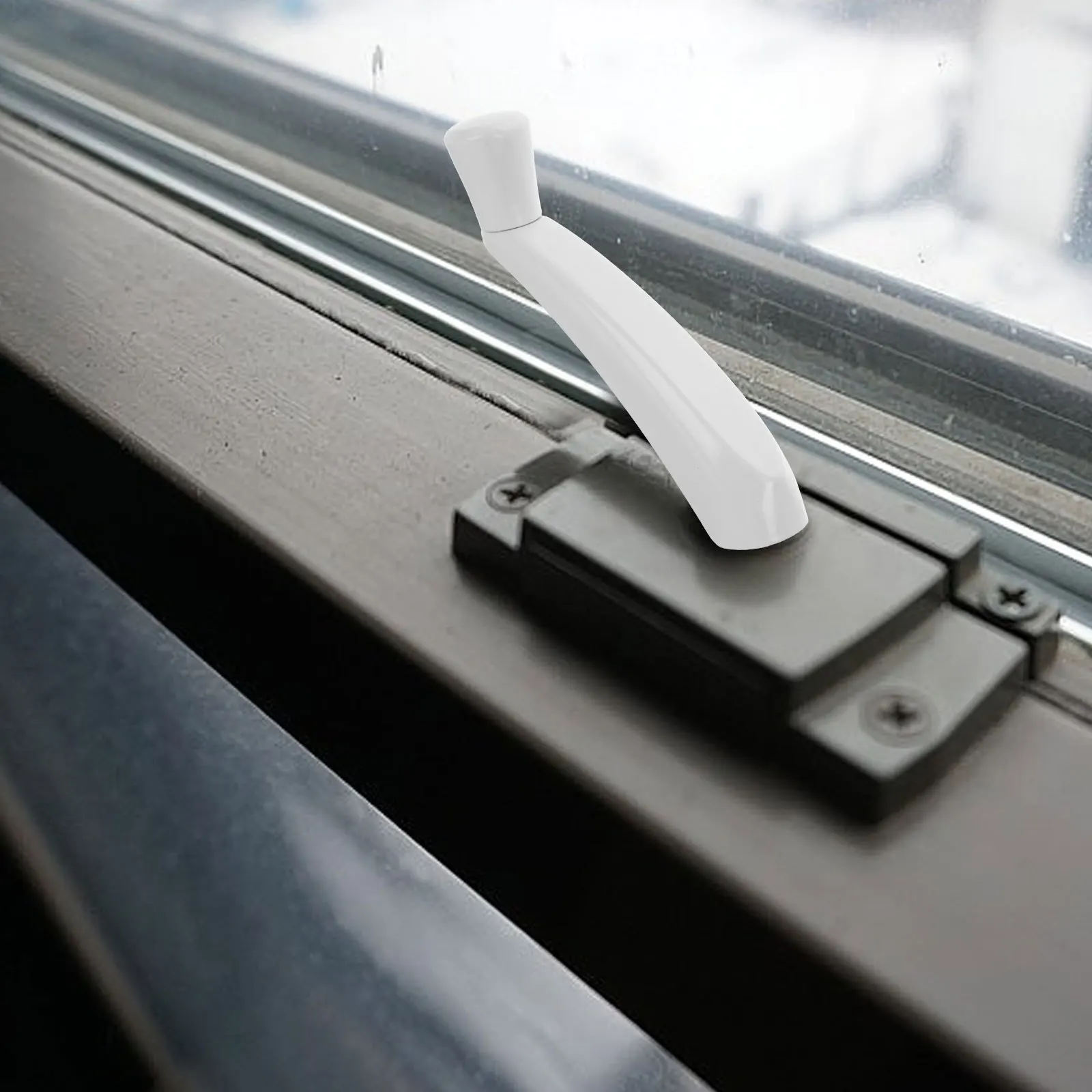 

Universal Window Crank Handle Replacement Sturdy Metal Manual Door Accessory Sleek Design Home Security Auto Window Winder