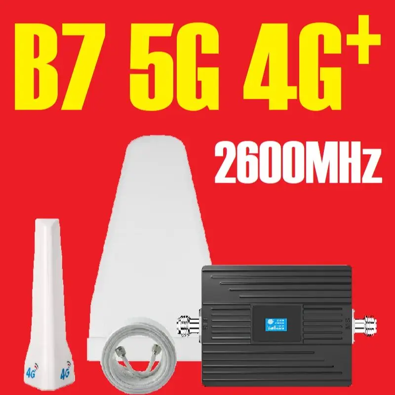 الفرقة 7 2600 ميجا هرتز LTE 3G 4G + 5G الخلوية مكبر للصوت 4G الهاتف المحمول إشارة الداعم مكرر لأوكرانيا Kyivstar Lifecell فودافون
