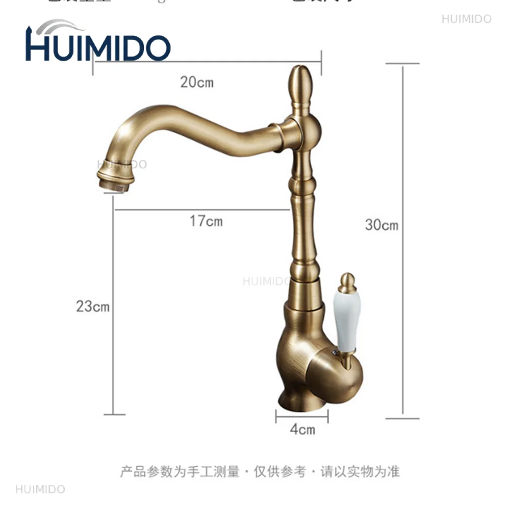 Gold Tall Torneiras Bathroom Basin Faucet Sink Antique Lavotory Faucet Basin Taps Hot Cold Mixer Tap Crane