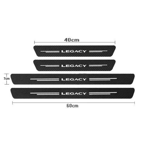 Автомобильные карбоновые наклейки на порог двери автомобиля для Subaru Legacy BE BH BL BP BM BR BN BS, аксессуары