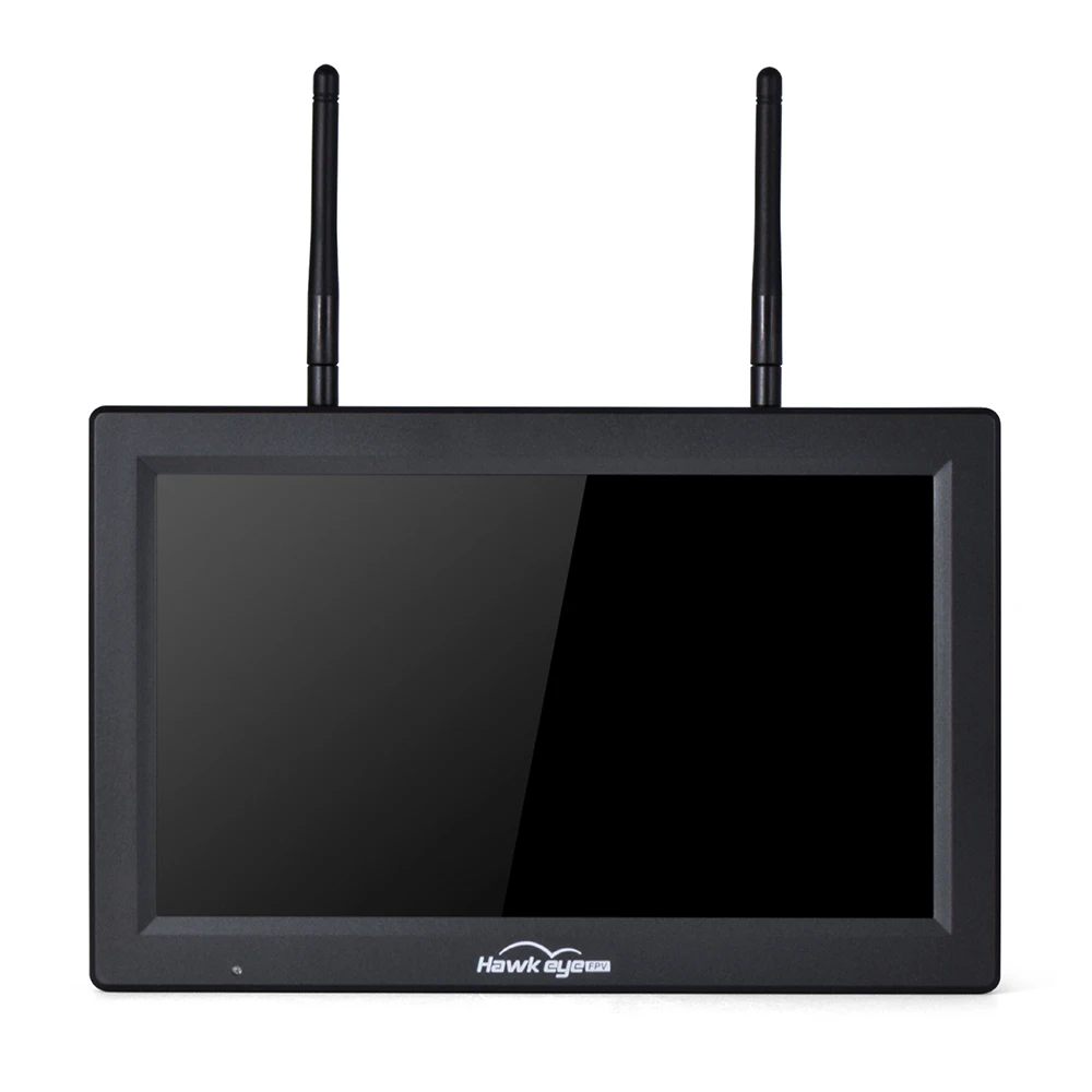 Hawkeye Little Pilot Captain X FPV-Monitor mit DVR 5,8 G 96 CH 10,2 Zoll Dual-Empfänger 1024 x 600 LED 16:9 NTSC/PAL Autosuche
