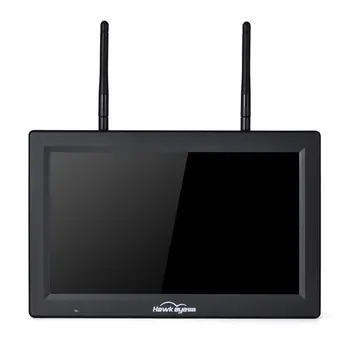 Hawkeye Little Pilot Captain X FPV 顯示器帶 DVR,5.8G 96通道,10.2英寸雙接收器,1024x600 LED 顯示屏,16:9 比例,NTSC/PAL 制式,自動搜索 10 最佳銷售 監控第一人稱視角 - №5