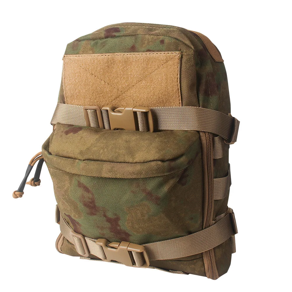 戦術ハイドレーションバックパック戦闘訓練アサルトモールバッグ屋外ハンティングベストバックプレートキャリアウォーターバッグ