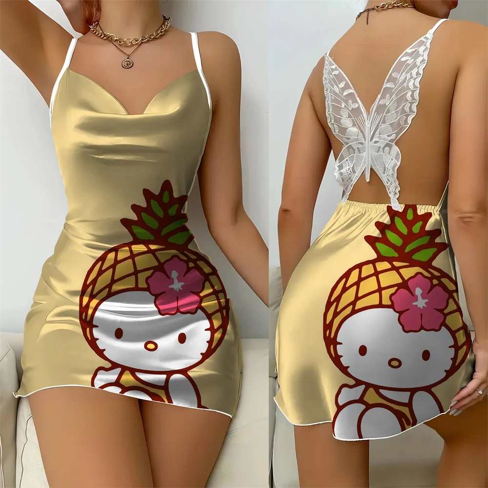 

New sexy suspender skirt 3D three-dimensional printing sleeve, polyester fiber quick-drying fabric, breathable and comfortable