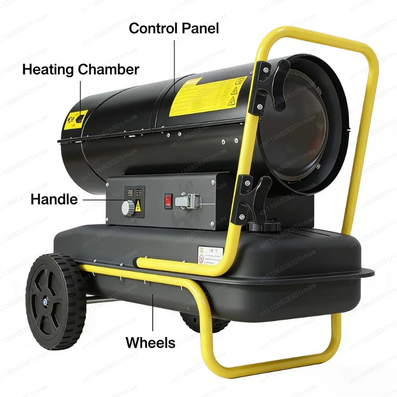 30 kW farm heating equipment for poultry farms and greenhouses Industrial powerful diesel heaters