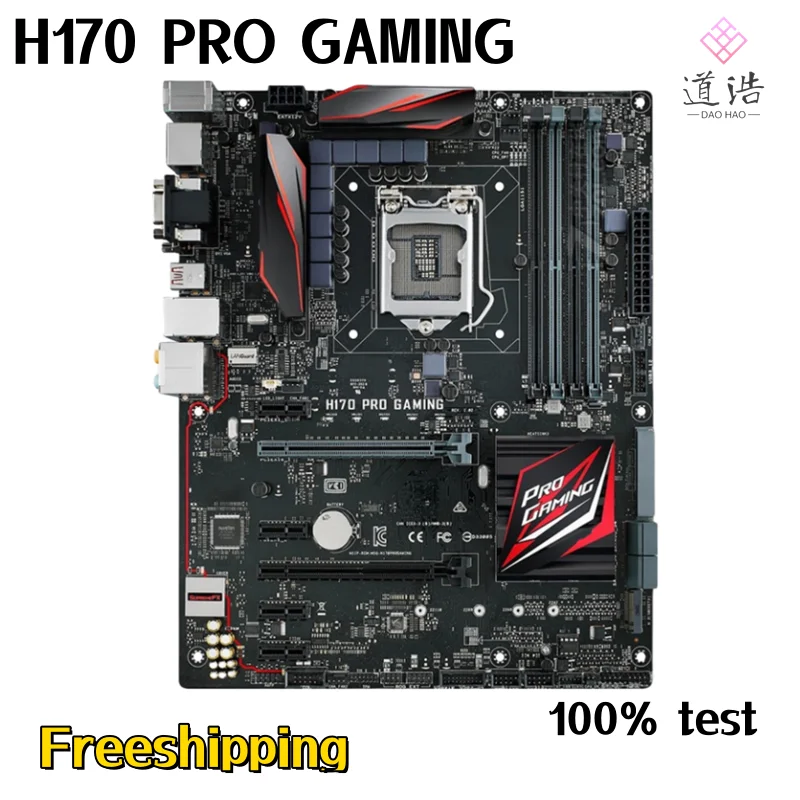 

For H170 PRO GAMING Motherboard 64GB PCI-E3.0 M.2 HDMI LGA 1151 DDR4 ATX H170 Mainboard 100% Tested Fully Work