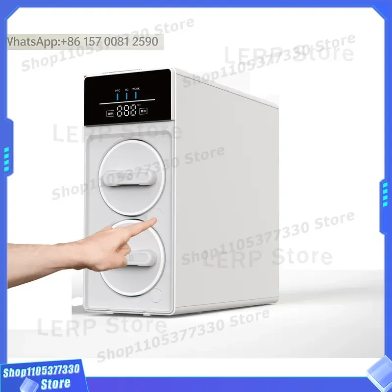 Customized 400G-1000G Reverse Osmosis Water Purification System 2 Cartridges 4 Filtration Process Intelligent Faucet
