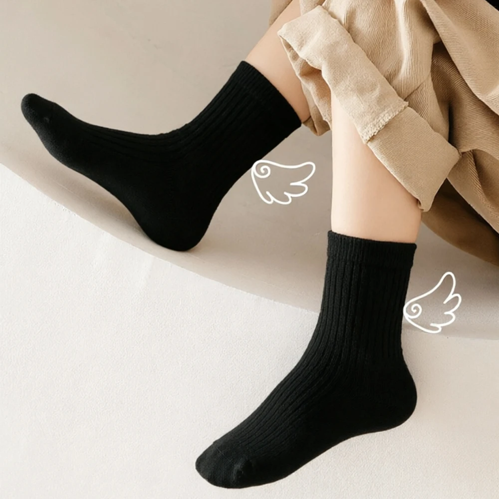 4/8 Pairs Lot Kids Socks for Girls Boys 2026 New Children Infant Rainbow Cotton Knitted Ankle Short Sock Fashion Student School