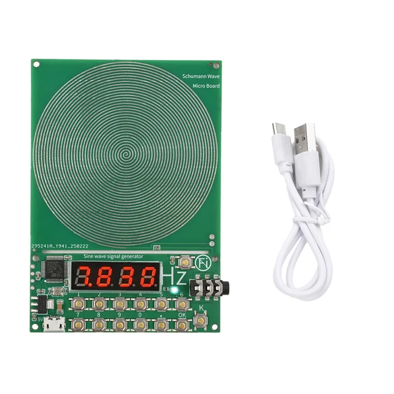 ABZV-7.83Hz Schumann Generator 0.1Hz-100Khz Adjustable Frequency Signal Generator Sine Wave Signal Generator