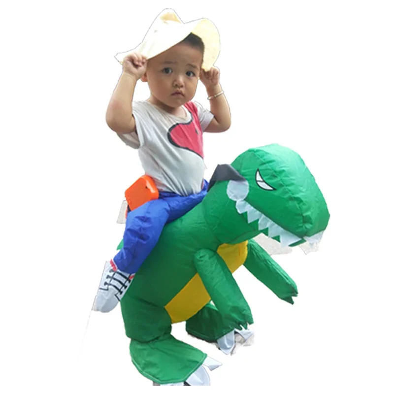 Aufblasbare Alien T Rex Kostüm Anzug gruselige Hai Cosplay Kostüm Halloween für Erwachsene Kinder Kostüm Party Festival Anime Kostüm