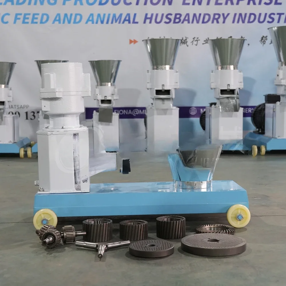 Animal Poultry Feed Processing Machines Livestock cow goat cattle chicken duck fodder extruder granulator press mill Machine