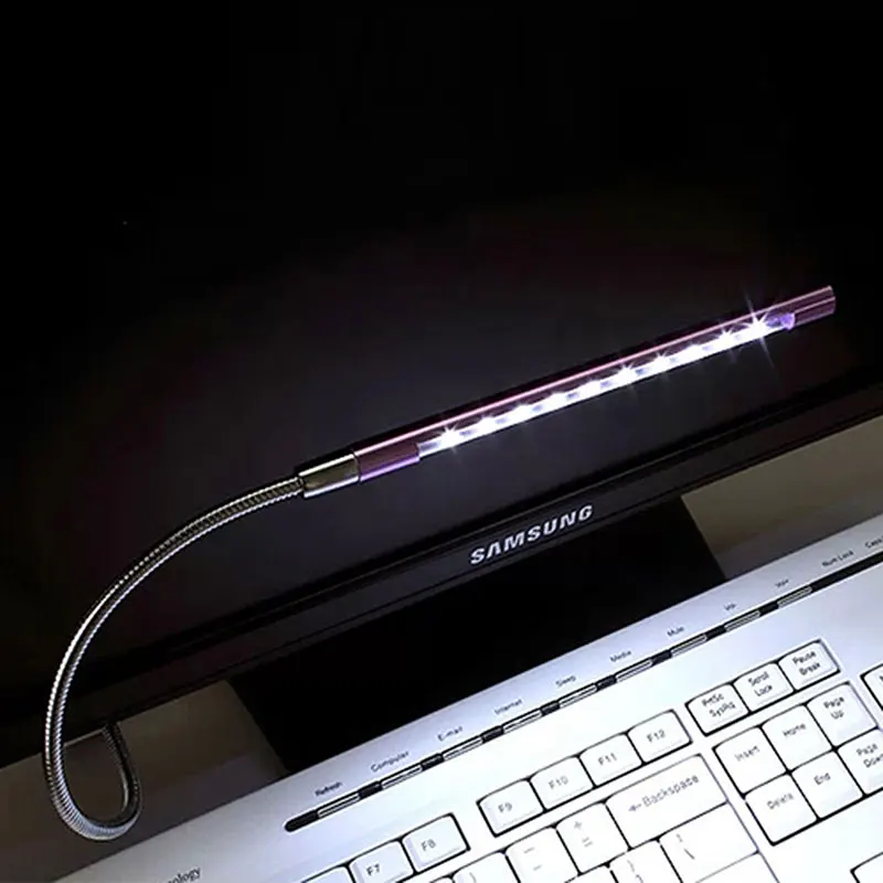 LED Clip Light with Swtich,USB LED Light For Reading Study Book Lights lampara de escritiorio Table Lamp Desk Decor