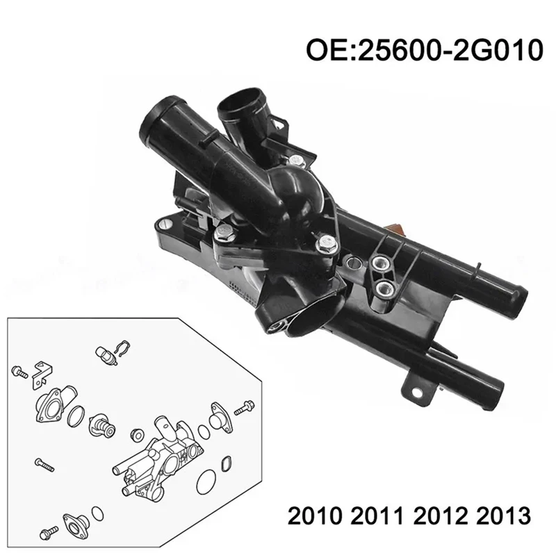 25600-2G010 Thermostat Housing Automotive For Kia Forte Forte Koup Forte5 2.0 2.4 10-13