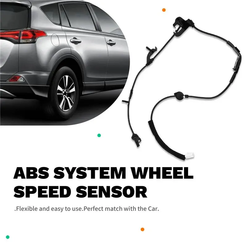 A99F-Car Front Left ABS Sensor ABS System Wheel Speed Sensor 89545-42040 For Toyota Rav4 4WD 2006-2012