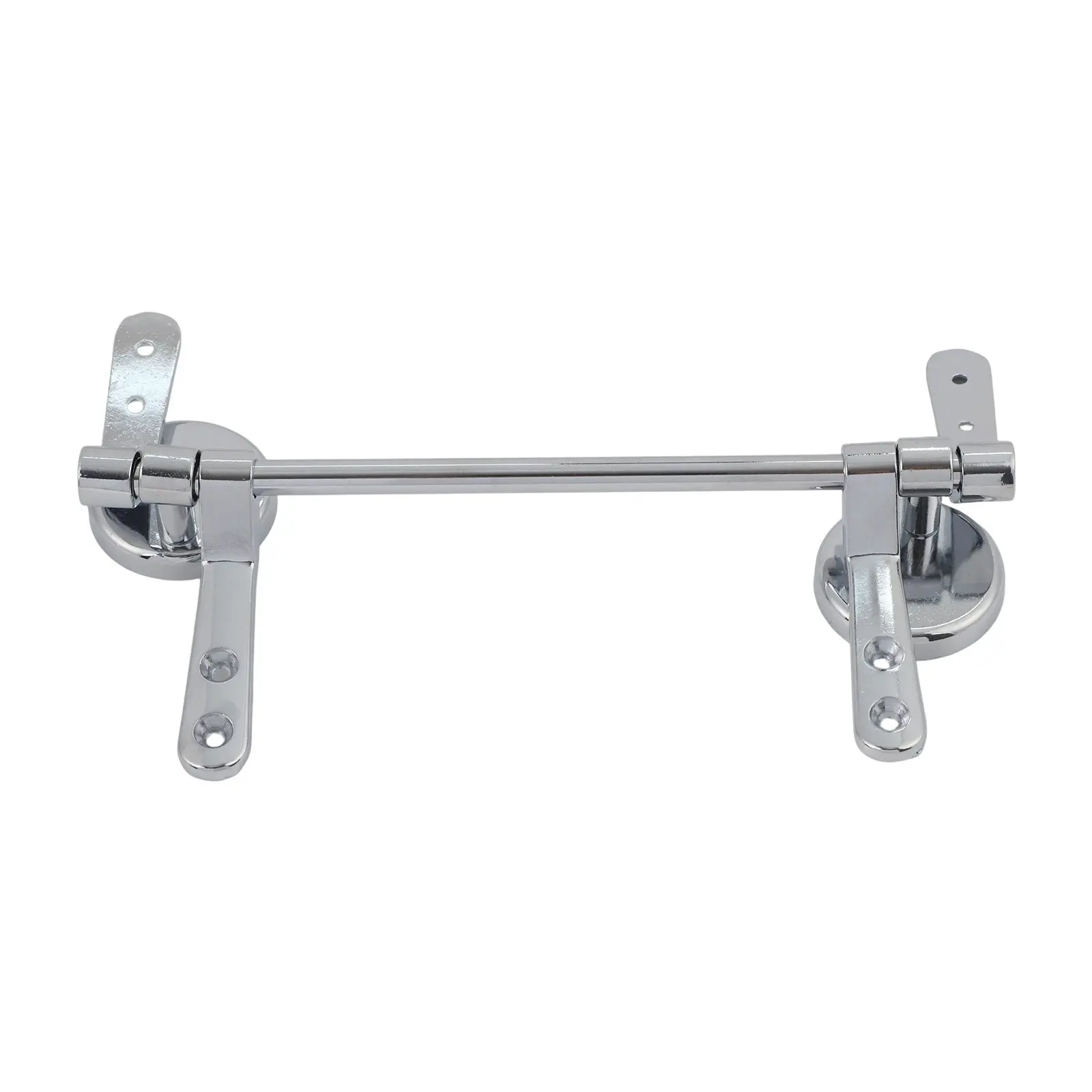 Toilet Seat Hardware Zinc Alloy Toilet for Seat Hinge Chrome Compatible Toilet for Seat Hinges for Simple DIY Repair Solution