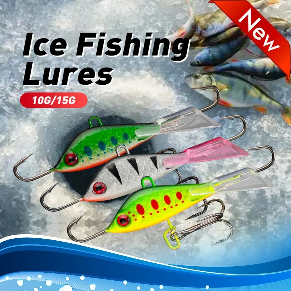 Ice Fishing Hooks Ice Fishing Lure Jigs Micro Jig Heads Winter Fishing Hooks with Eyes Ice Fishing Lures