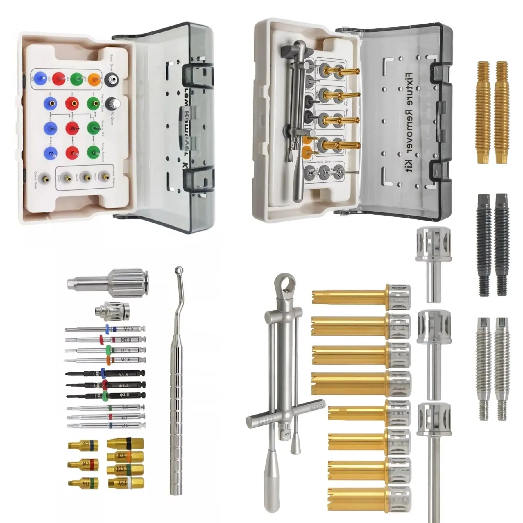 

Dental Universal Implant Fractured Screw Removal Kit - Quick & Safe for Implant Systems