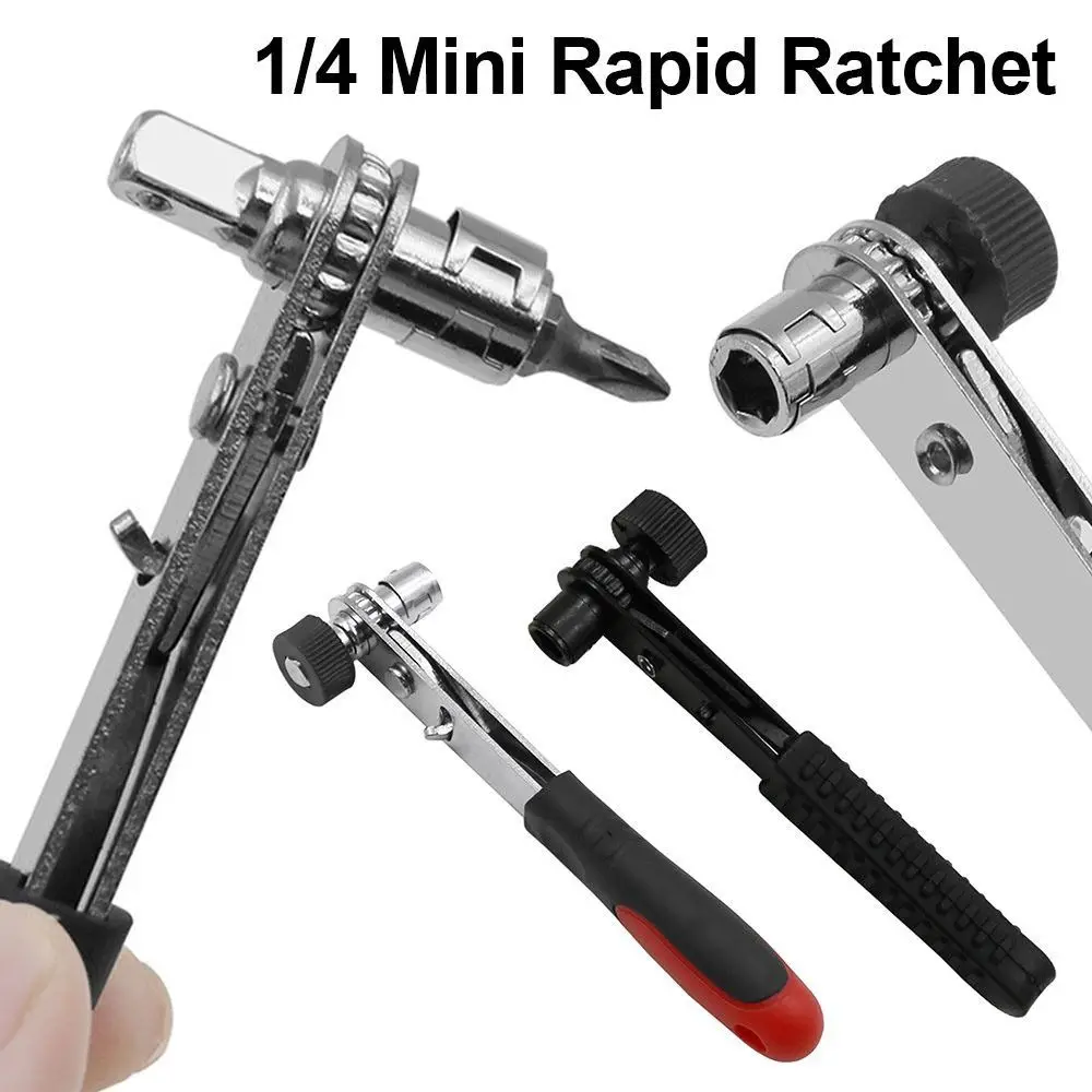Driver Fastening Repair Tool Screw Hex Shank Drill Bit Set Nut Driver Ratchet Wrenchs Tools for Nut  1/4