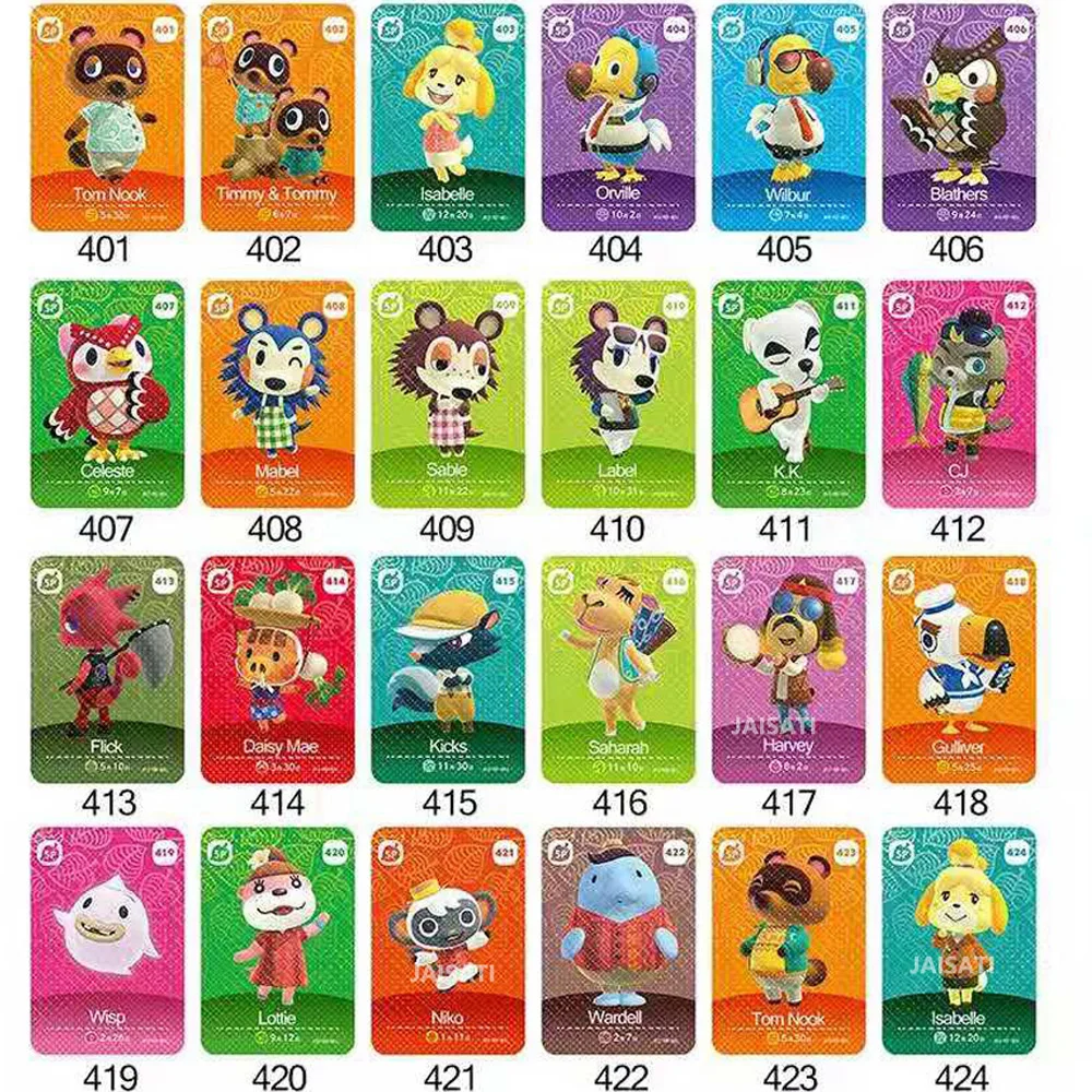 Carte de verrouillage Animal Crossing pour ACNH New Horizons, étiquette NDavid Rfid, carte de cuir chevelu Amxxbo, commutateur NS, Wprospects U