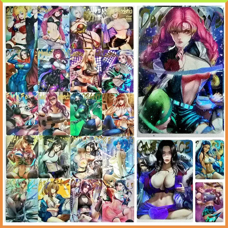 

Аниме История Богини DIY ACG Pokemon ONE PIECE Nessa Marnie Nami Kanroji Mitsuri Игрушки для мальчиков Коллекционные карты Подарок на день рождения