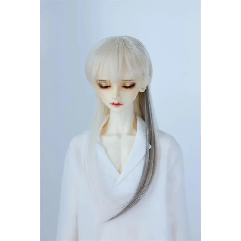 

Мужской парик для кукол с длинными волосами, разноцветный, из термостойкого шелка, для BJD/SD, золотисто-серый, 1/3, 1/4, 1/6, в наличии, BJD