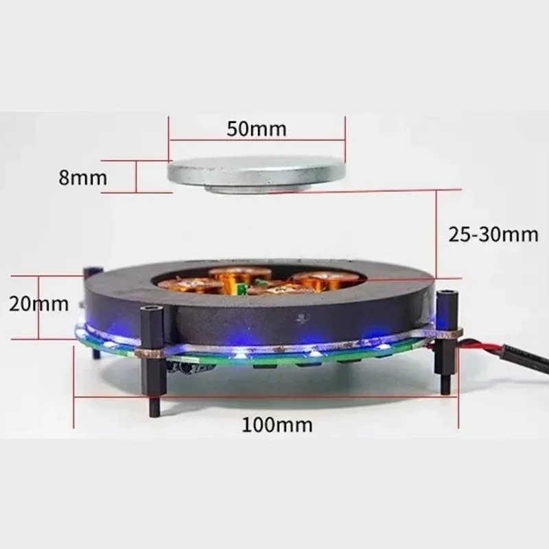 

Металлический модуль для магнитной левитации 500г/1000г, левитационная установка, механизм магнитной левитации