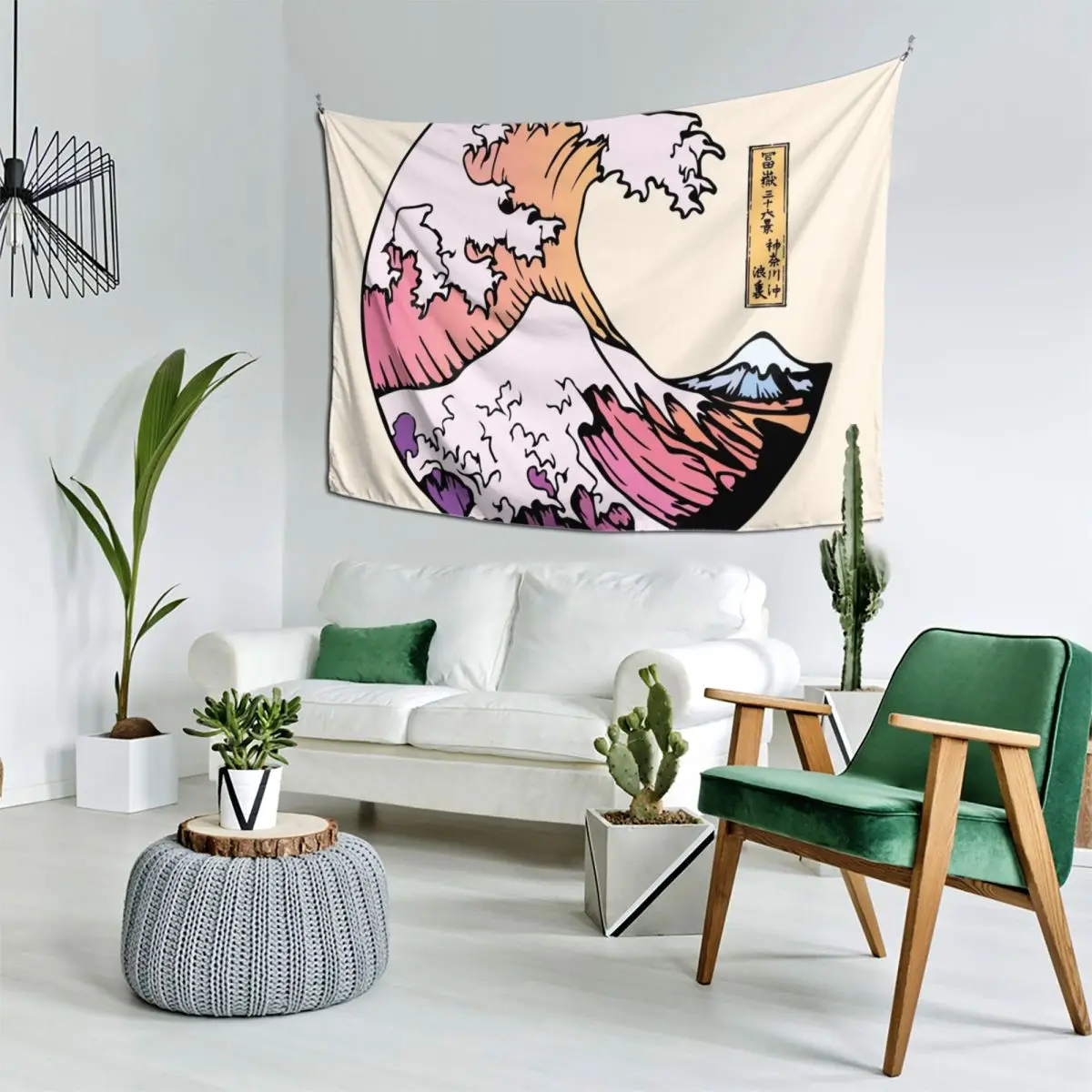 

the great pastel wave Tapestry Things To The Room Decorative Paintings Decoration Wall Tapestry