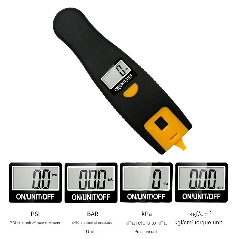

20pcs Digital Display Tire Pressure Gauge Automobile Tire Pressure Tread Detection Digital Display Tread Gauge