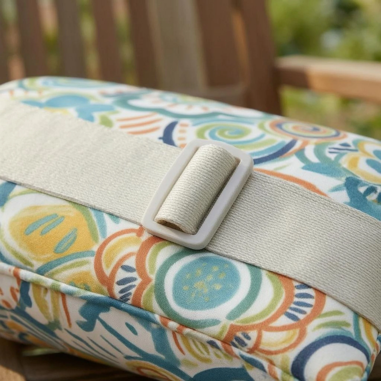 Outdoor Chair Pillow Waterproof Lounge Chair Cushion Chaise Lounge Cushion Removable Cover Home Seating Concealed Zipper