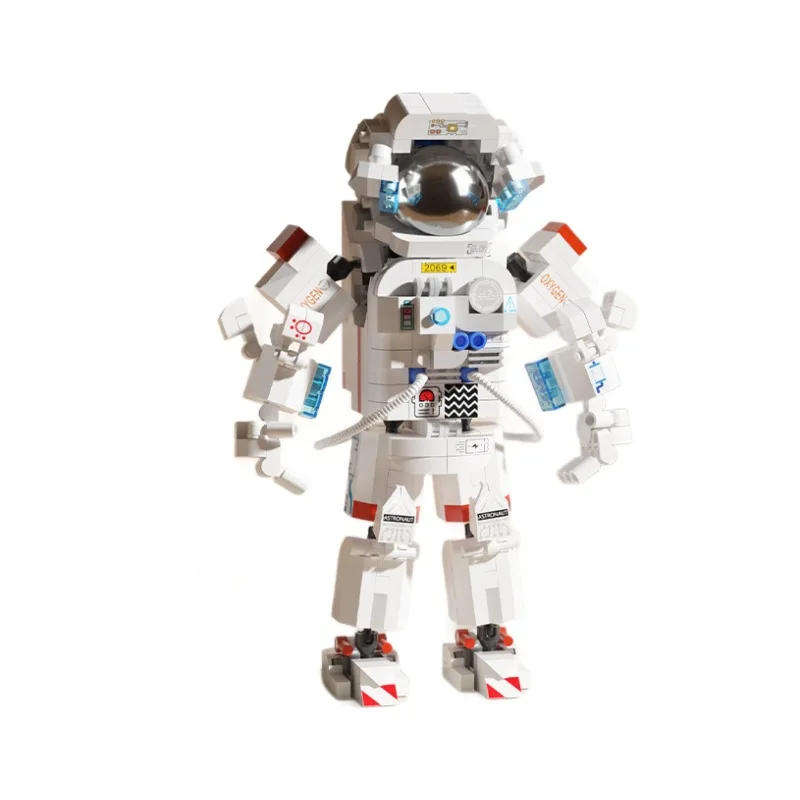 رائد الفضاء مايكرو اللبنات مجموعة البناء متجر كتلة صغيرة DIY لعبة الديكور للأطفال الطوب الصغير الكبار صبي فتاة هدية #6