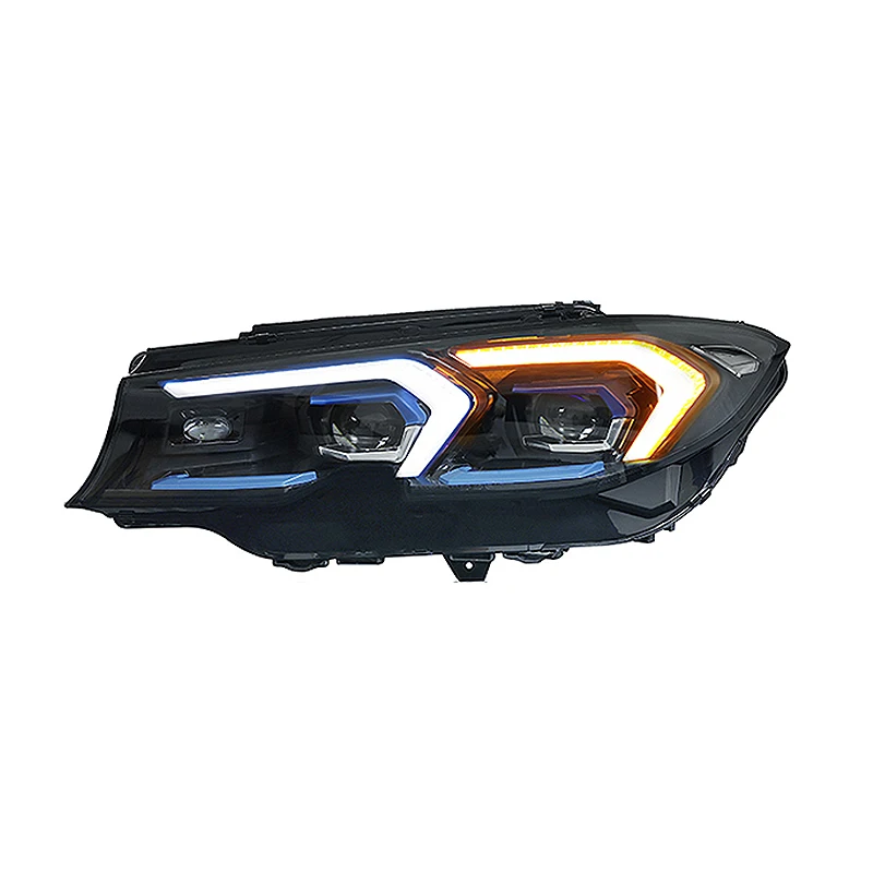 Car Lights For BMW 3 Series G20 G28 2020-2025 LED Headlight Upgrade 330Li M Sports Midnight Bifocal Lens Lamp Auto Accessories