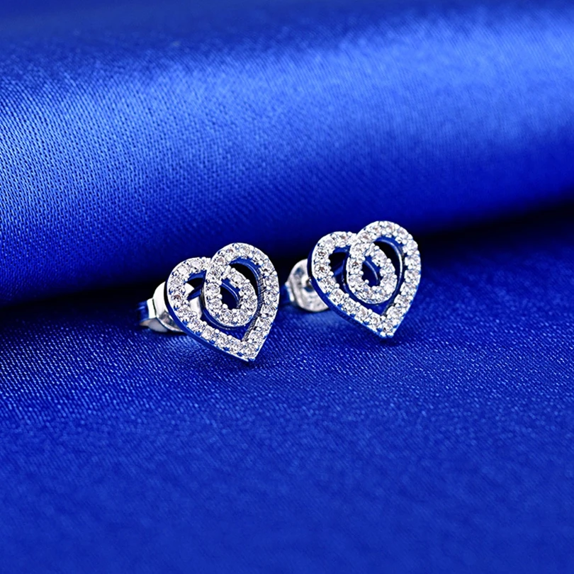 Gran oferta de pendientes de plata de ley 925 con circonita AAA para mujer, joyería Original para fiesta, regalos, regalo de boda bonito