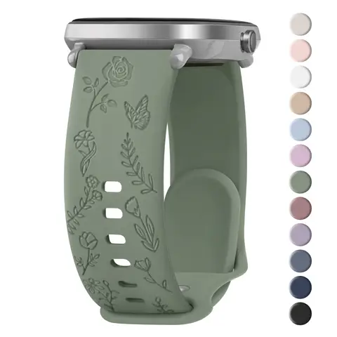 गार्मिन विवोएक्टिव 5/3/लक्स/स्पोर्ट वेनु/वेनु 2प्लस/Sq/Sq म्यूजिक अप्रोच S40/S12 फ़ोररनर 55/645/245 बैंड के लिए 20 मिमी सिलिकॉन स्ट्रैप 10 best sales गार्मिन वेनु 2s - №7