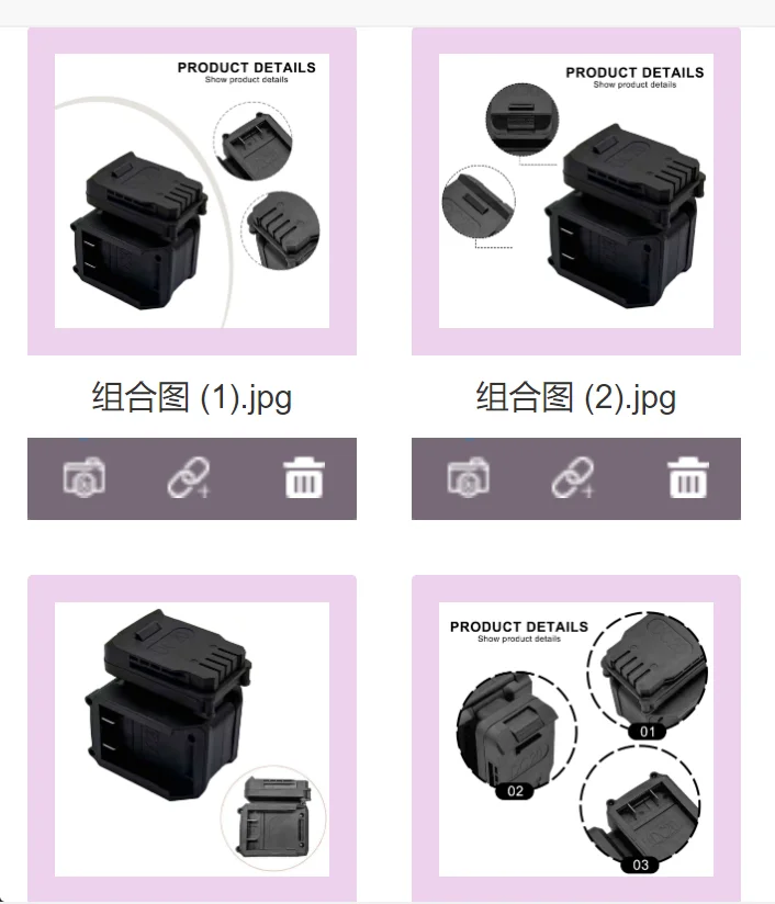 

20V Rotary Hammer Battery Converter (1-to-2) Dual Battery Adapter For Enhanced Power Battery Converter For 298 Rotary Hammer