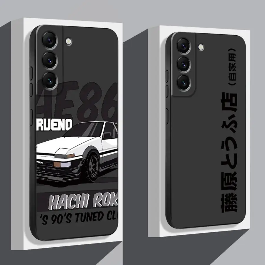 Anime Initial D AE86 Phone Case for Samsung Galaxy A51 A52 A52s A55 A71 A72 A21s A53 A54 A31 A41 A16 A50 A70s Cover