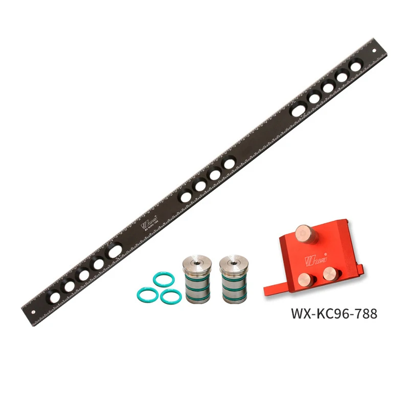 1Set Woodworking Hole Table Fence Support Auxiliary Fixator, Positioning Ruler For MFT Workbench Accessory For 20mm Hole