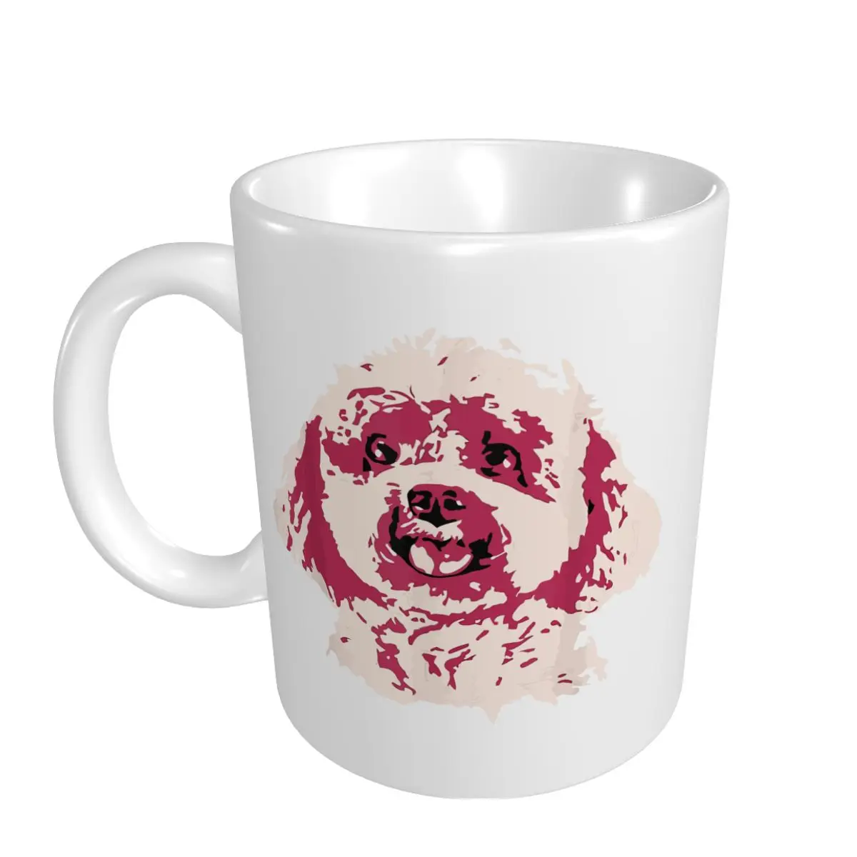 Mark Cup Mug Poodle Art Cute Artistic Colorful Dog Puppy Pet Poodles Coffee Mugs Tea Milk Water Cup Travel Mugs For Office Home