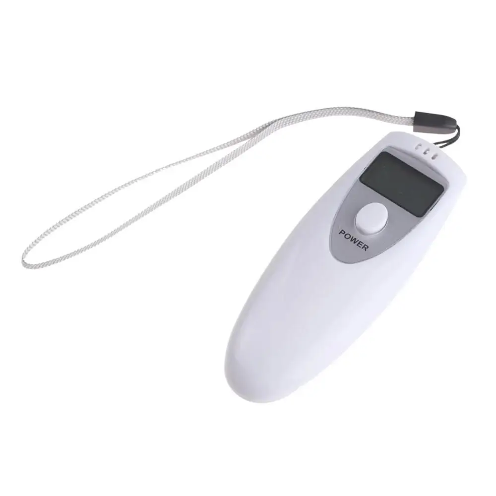LED Digital Display Breathalyzer Analyzer Accuracy Portable No Contacted Digital Breathalyzer Durable Widely Used