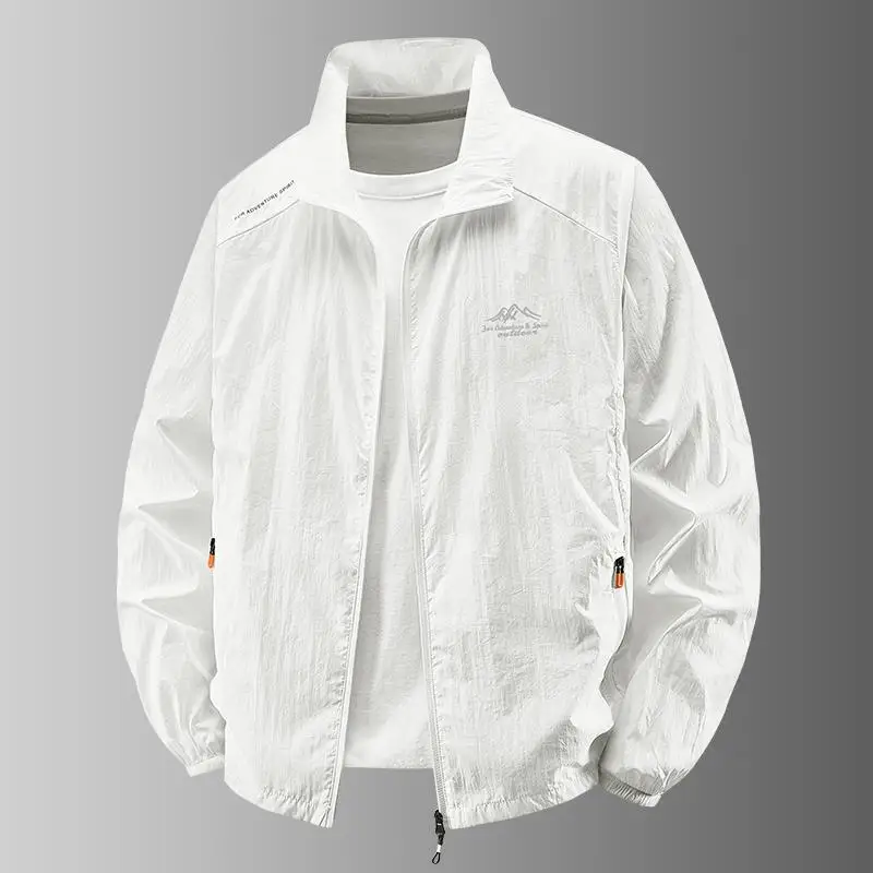 

Мужская ветровка Jaet, легкая и рта, без шляпы, воротник-стойка, летняя повседневная модная городская молодежная верхняя одежда