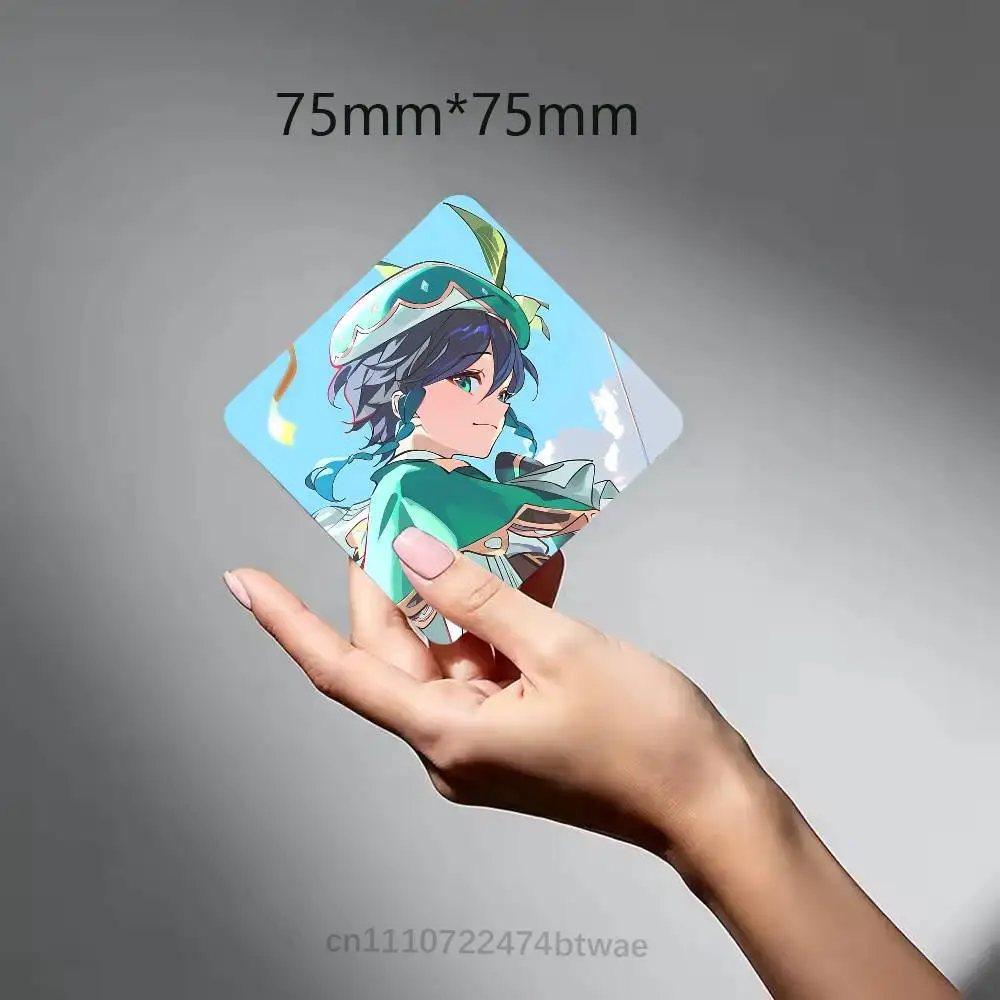 Genshin Impact V-Venti Refrigerator Magnet Square Stickers Can Be Used To Personalize Are Ideal Keepsakes Or Gifts