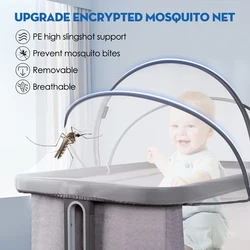 Mosquito Net for Bed Ventilate Universal Cribs Yurt Style Protective Net Portable Baby Insect Proof Net Baby Cribs Accessories