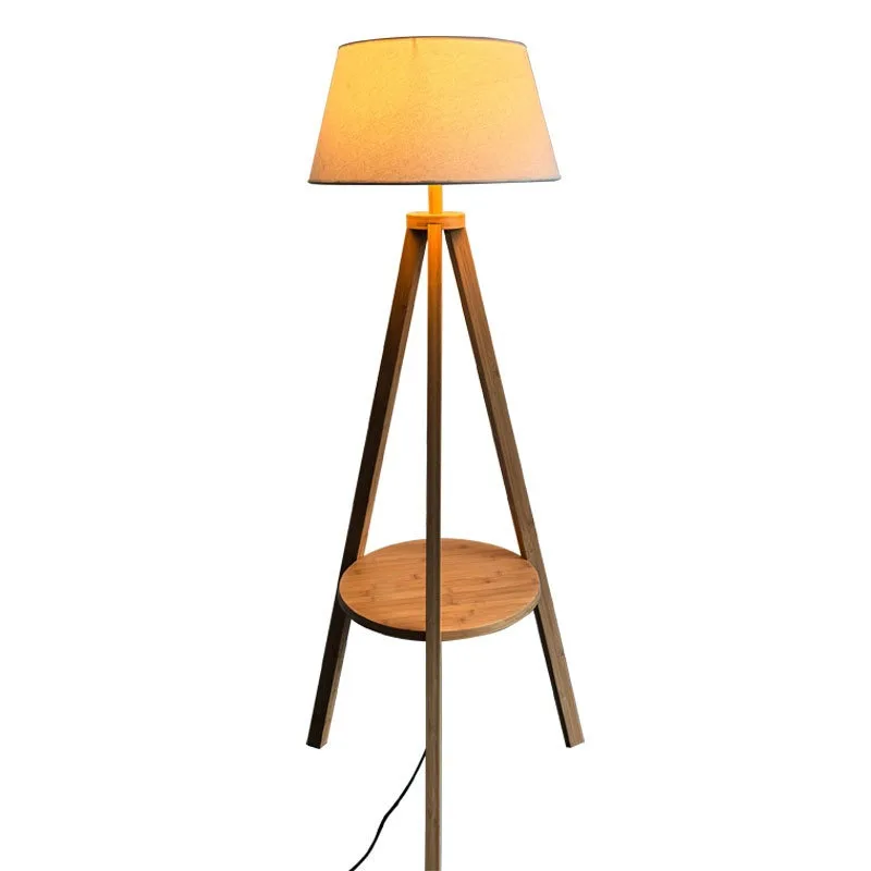 Premium Nordic style can be stored, triangular floor lamp next to the sofa in the living room
