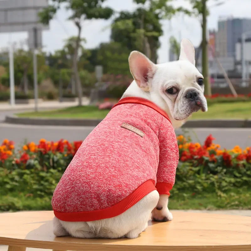 Puppy Clothes Cat Pets Clothes Autumn Winter Warm Cotton Clothing Small and Medium-sized Dog Supplies for French Bulldog Maltese